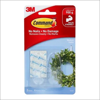 Command™ Clear Medium Hook